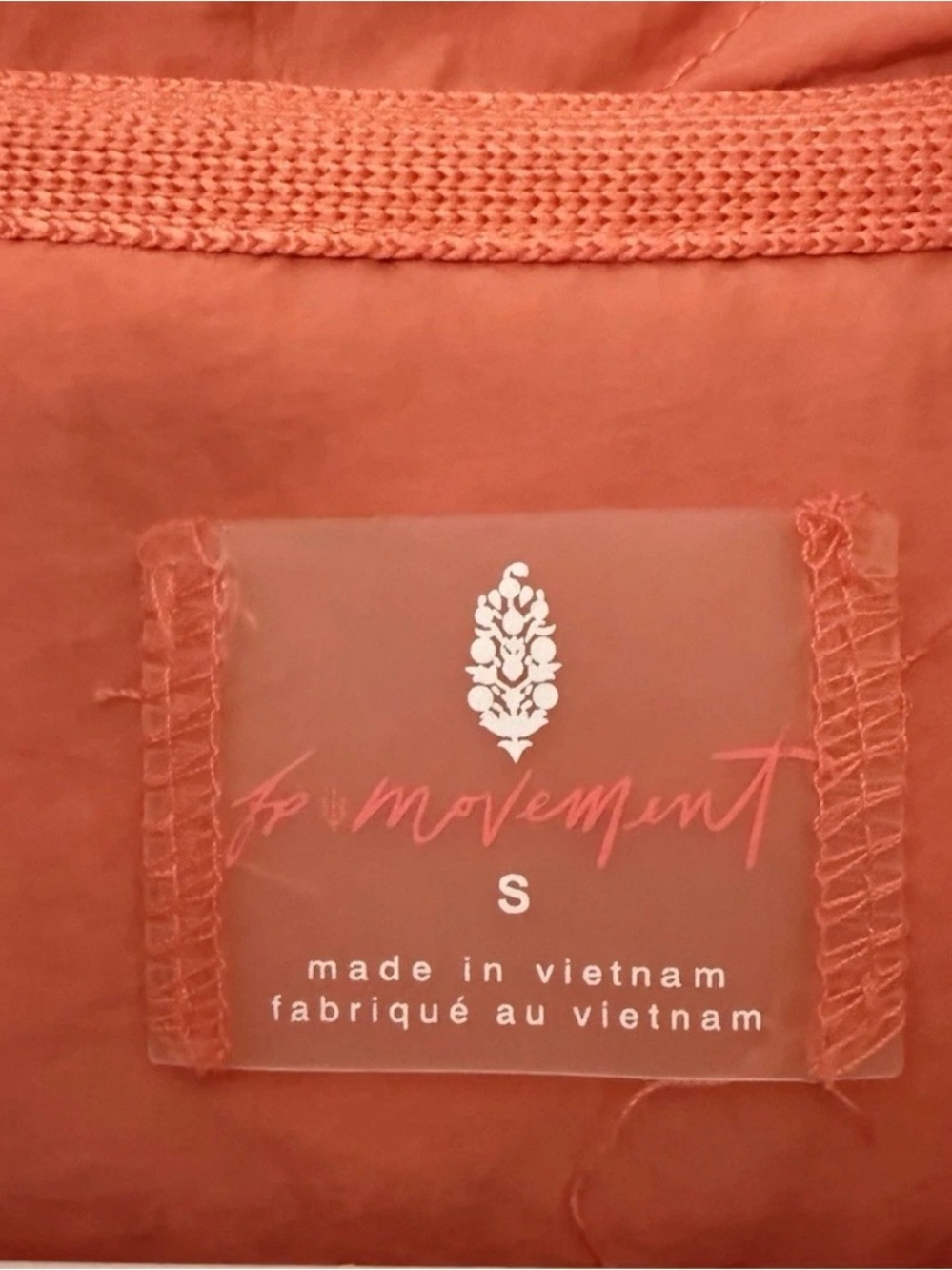 Free People Movement Quinn Quilted Puffer Vest Deep Sea Coral Size S⭐️NWOT⭐️ - Picture 7 of 8